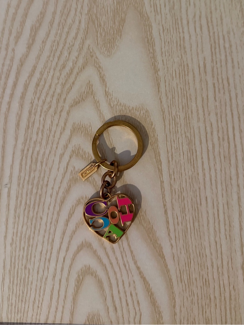 Vintage Coach Keychain